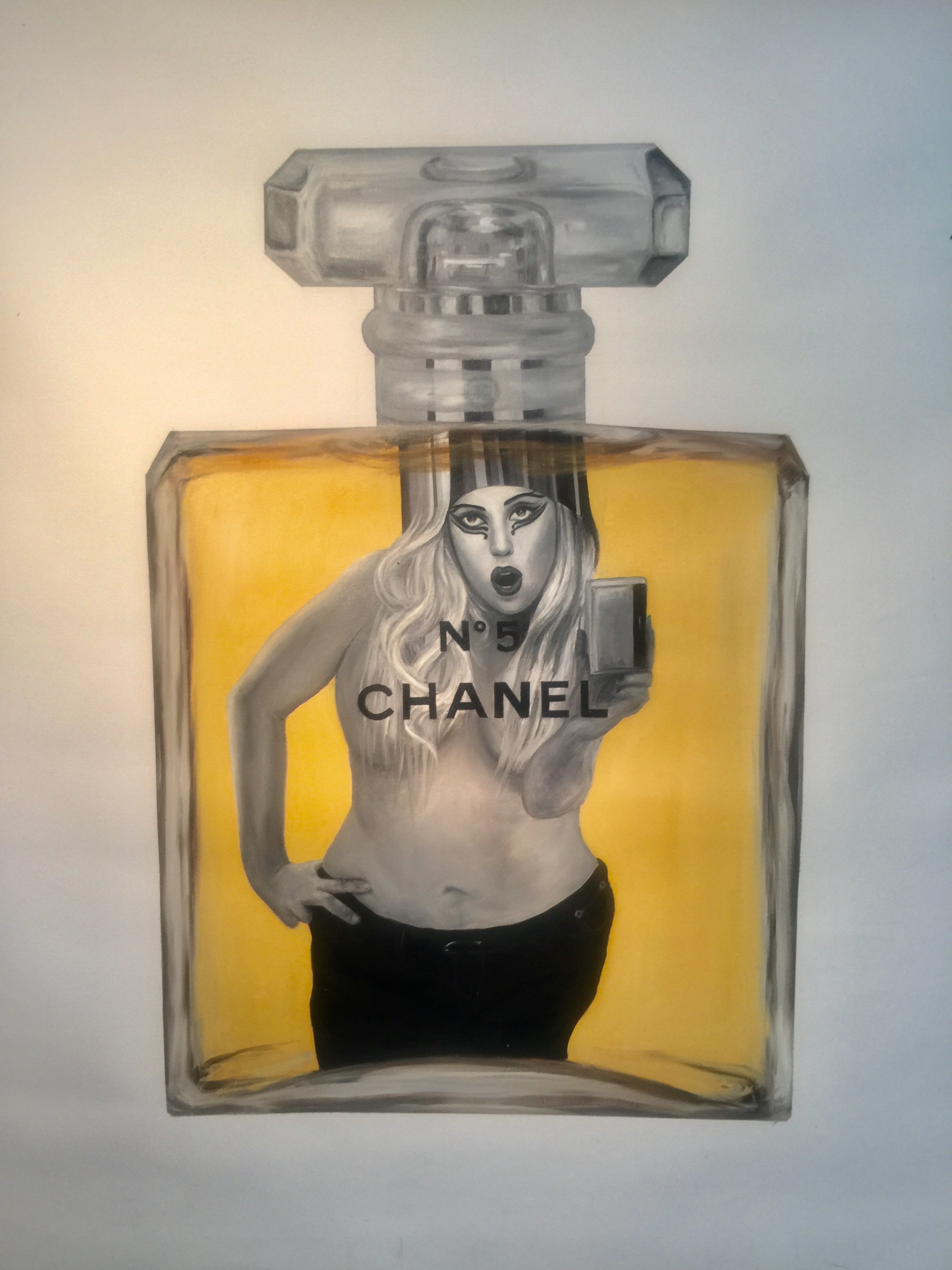  I am Lady Gaga - Oil on Canvas 60x60 inch 2016 